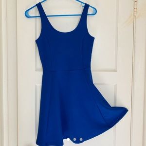 H&M Royal Blue Skater Dress